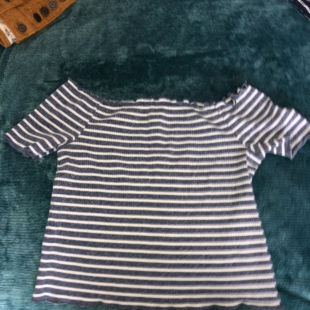 Off the shoulder crop top